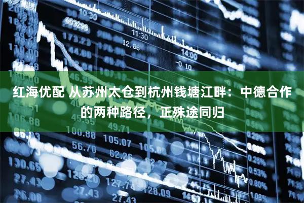 红海优配 从苏州太仓到杭州钱塘江畔：中德合作的两种路径，正殊途同归