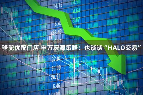 骆驼优配门店 申万宏源策略：也谈谈“HALO交易”