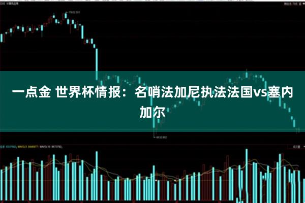 一点金 世界杯情报：名哨法加尼执法法国vs塞内加尔